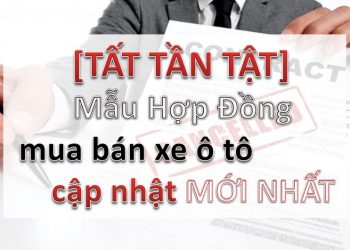 Mẫu hợp đồng mua bán xe ô tô mới nhất - DOWLOAD MẪU HAY DÙNG