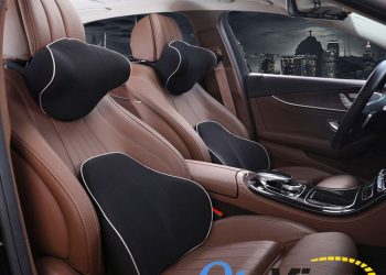 Gối đầu và tựa lưng cao su non cho ô tô mẫu 22