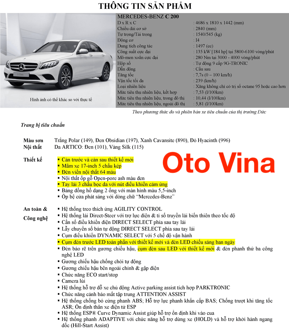 Ưu và nhược điểm của C200 Có nên mua bán xe Mercedes Benz C200 cũ hay không?