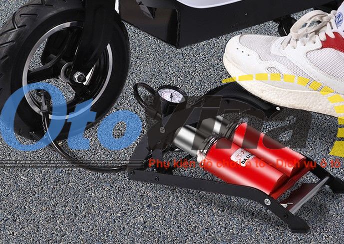 Thiết Bị Bơm Ô Tô Mini Đạp Chân