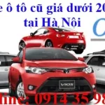 Bảng giá bán xe ô tô cũ giá dưới 200 triệu mới nhất mới update